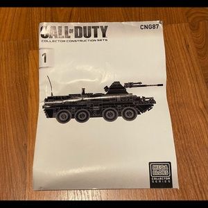 Call of Duty collectors set mega bloks Buildable tank